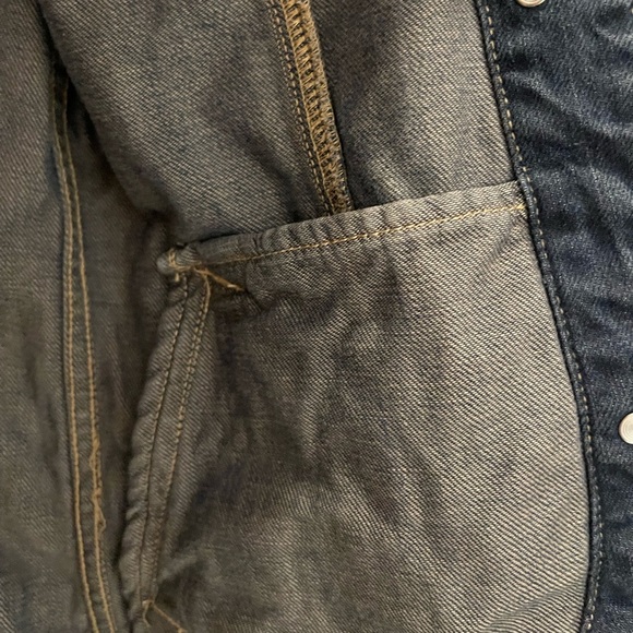 Old Navy VTG Blue Jean Denim Jacket Womens Sm Sport Old School Street Wear Y2K - Picture 8 of 14